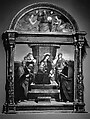 Madonna and Child Enthroned with Saints, Raphael (Raffaello Sanzio or Santi) (Italian, Urbino 1483–1520 Rome), Oil and gold on wood